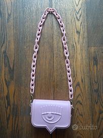 borsa chiara ferragni rosa