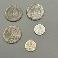 Collezione lotto 5 monete da 2 Lire Italia