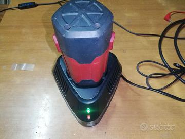 batteria  e caricabatterie einhell elettro sega