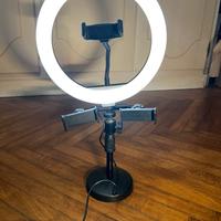 Ring Light LED 3 supporti e 3 luci