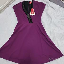 Michelle windheuser abito da sera colore viola  