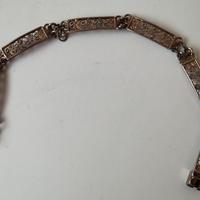 Bracciale vintage argento 800 punzonato