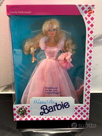 Barbie wedding day damigella del 1990 in scatola
