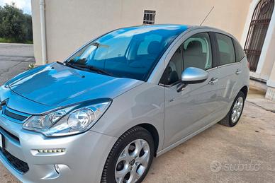 Citroen C3 2016 grigia euro 6b