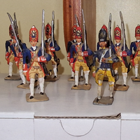 12 Soldatini piombo Reggimenti di Brandebur