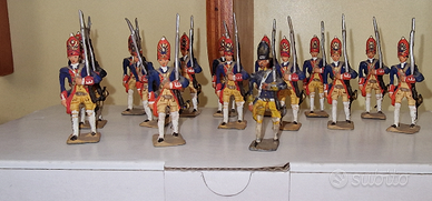 12 Soldatini piombo Reggimenti di Brandebur