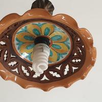 Lampadario in ceramica di Caltagirone