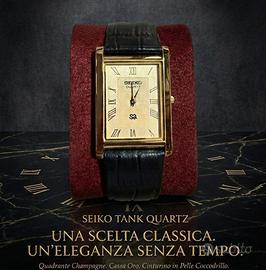 Seiko Vintage Tank SQ Champagne