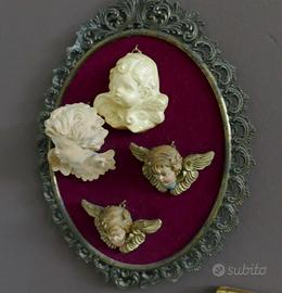 Quadro in ottone con angioletti