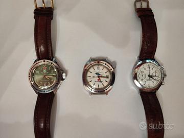 Lotto 3 Orologi Russi: Vostok  e Poljot cronografo