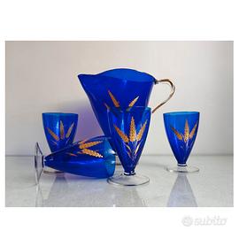 Servizio Vintage in vetro di Murano e oro 