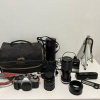 Fotocamera obiettivi set di tutti