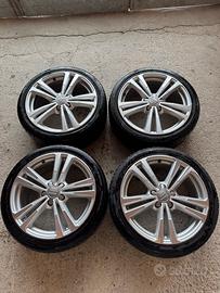 Cerchi audi 18 originali 5x112 con gomme estive