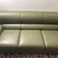 Divano letto vera pelle Busnelli