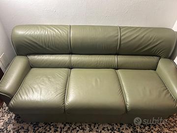 Divano letto vera pelle Busnelli