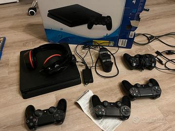 ps4 500gb + accessori