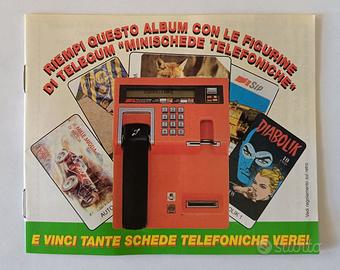CARTE/SCHEDE TELEFONICHE ADESIVE ALBUM TELEGUM