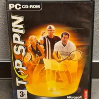Pc cd-rom- gioco tennis top spin