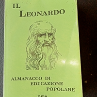 Vecchio libro " il Leonardo "