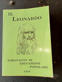 Vecchio libro " il Leonardo "