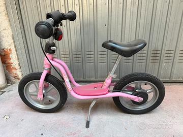 Bicicletta Puki Rosa senza pedali
