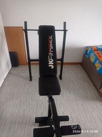 Panca fitness multiuso regolabile