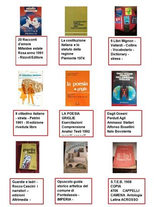 9 libri vari - Vedere Descrizione