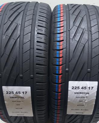 2 GOMME 225 45 17 UNIROYAL BR2249