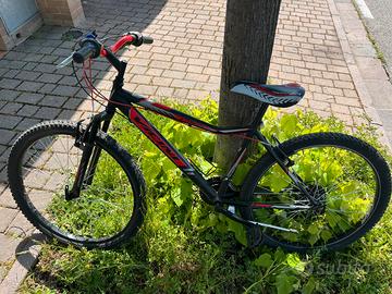 Mountain Bike VICINI nera e rossa cerchi 26”