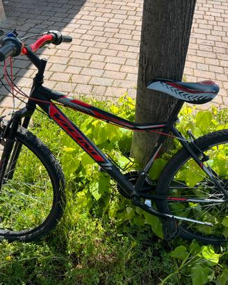 Mountain Bike VICINI nera e rossa cerchi 26”