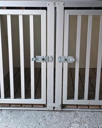 Gabbia per cani  in allumio