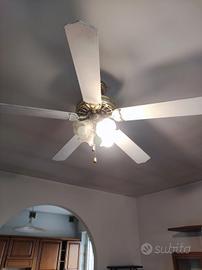 lampadario con ventilatore. da soffito