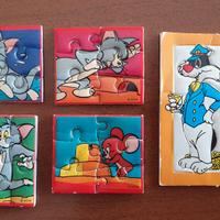 puzzle adesivi Tom & Jerry + Silvestro