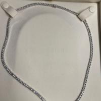 collana Tennis oro bianco e diamanti 8.50carati