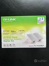 TP link AV 500 nano powerline adapter.