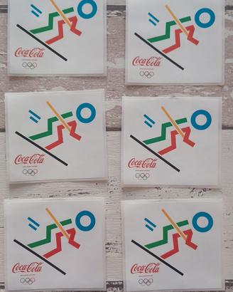 Stickers adesivi Coca Cola Milano Cortina 2026