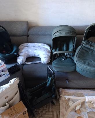 Trio chicco Bellagio completo di borsa lullaglide