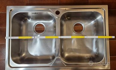 Franke LLX 620 Logica Line Lavello 2 vasche incass