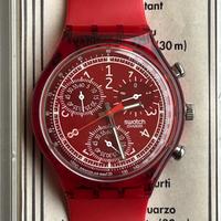 Swatch Chrono SCR101 Le Rouge nuovo
