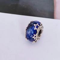 Pandora Charm 790015C00 Murano Blu con Stelle