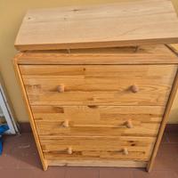 mobiletto ikea con mensola