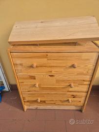 mobiletto ikea con mensola