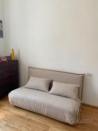Hallen - Divano letto pieghevole 2 posti beige