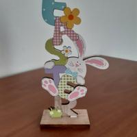 Decorazione Pasqua coniglietto scritta Easter