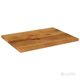 Piano Tavolo 70x60x2,5 cm Legno Massello