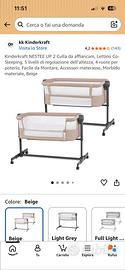 Next2me lettino cosleeping Kinderkraft