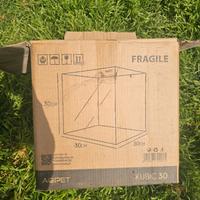 Acquario Cubo AQPET Kubic 30 - 27 Litri - Vetro Ex