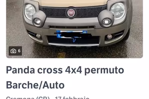 Panda Cross 4x4 completamente rifatta
