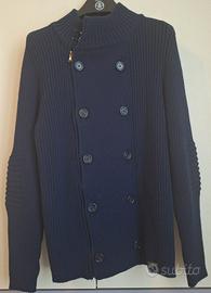 Cardigan doppiopetto in lana merino David