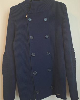 Cardigan doppiopetto in lana merino David